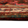 Nahavand Persian Rug 11x5 ft - Antique Medallion Navy Blue, Red Hand Knotted | back view | SKU 110003