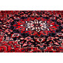 Bakhtiari Persian Rug 12'10" x 10'2" - Semi Antique Medallion Blue, Crimson Hand Knotted | side view | SKU 111337