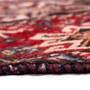 Shiraz Persian Rug 4x2 ft - Semi Antique Geometric Blue, Red Hand Knotted | pile detail | SKU 111413