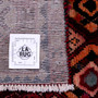 Shiraz Persian Rug 6x4 ft - Semi Antique Geometric Blue, Red Hand Knotted | full view | SKU 111419