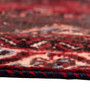 Shiraz Persian Rug 10'2" x 7'4" - Semi Antique Geometric Blue, Red Hand Knotted | back view | SKU 111423
