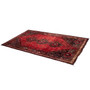 Shiraz Persian Rug 10'2" x 7'4" - Semi Antique Geometric Blue, Red Hand Knotted | texture detail | SKU 111423