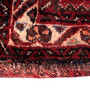 Shiraz Persian Rug 10'2" x 7'4" - Semi Antique Geometric Blue, Red Hand Knotted | pile detail | SKU 111423