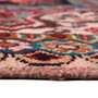 Tabriz Persian Rug 12'12" x 10'4" - Semi Antique Medallion Red, Cream Hand Knotted | side view | SKU 111576