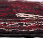 Veramin Persian Rug 8x4 ft - Semi Antique Vagireh Blue, Navy Blue Hand Knotted | back view | SKU 111475