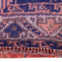 Shiraz Persian Rug 7'10" x 4'11" -  Geometric Blue, Red Hand Knotted | pile detail | SKU 111490