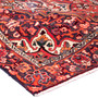Bakhtiari Persian Rug 9'6" x 6'7" - Semi Antique Medallion Blue, Crimson Hand Knotted | corner detail | SKU 111500