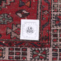 Azerbaijan Persian Rug 10x3 ft - Semi Antique Medallion Red, Cream Hand Knotted | full view | SKU 111501