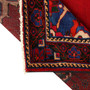 Ferdos Persian Rug 10x3 ft - Semi Antique Geometric Red, Beige Hand Knotted | detail view | SKU 110009