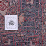 Bakhtiari Persian Rug 9'10" x 4'11" - Semi Antique Medallion Blue, Crimson Hand Knotted | full view | SKU 111540