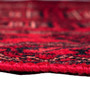 Baluch Persian Rug 10x5 ft - Semi Antique Mihrab Red, Blue Hand Knotted | side view | SKU 111805