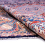 Kashmar Persian Rug 12'5" x 9'10" - Semi Antique Afshan Crimson, Ivory Hand Knotted | detail view | SKU 112010