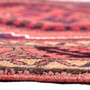 Bakhshaish Persian Rug 6'9" x 3'7" - Semi Antique Medallion Blue, Red Hand Knotted | back view | SKU 112026
