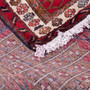 Heriz Persian Rug 10'11" x 3'7" - Semi Antique Medallion Red, Brown Hand Knotted | full view | SKU 112028