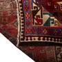 Ardabil Persian Rug 9x4 ft - Semi Antique Medallion Turquoise, White Hand Knotted | corner detail | SKU 110015
