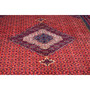Ardabil Persian Rug 10x6 ft - Semi Antique Medallion Turquoise, White Hand Knotted | back view | SKU 112053
