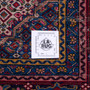 Ardabil Persian Rug 10'0" x 6'7" - Semi Antique Medallion Turquoise, White Hand Knotted | full view | SKU 112054