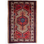 Ardabil Persian Rug 5'1" x 3'7" - Semi Antique Medallion Turquoise, White Hand Knotted | front view | SKU 112055