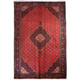 Ardabil Persian Rug 10'1" x 6'7" - Semi Antique Medallion Turquoise, White Hand Knotted | front view | SKU 112057