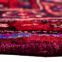 Kurdish Persian Rug 10'6" x 4'3" - Semi Antique Medallion Red, Blue Hand Knotted | back view | SKU 112102