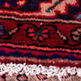 Kurdish Persian Rug 10x4 ft - Semi Antique Herati Medallion Camel, Madder Red, Navy Blue Hand Knotted | pile detail | SKU 112102
