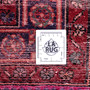 Kurdish Persian Rug 10x4 ft - Semi Antique Herati Medallion Camel, Madder Red, Navy Blue Hand Knotted | full view | SKU 112102