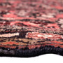 Hamadan Persian Rug 9x2 ft - Semi Antique Afshan (All-Over), Shah Abbasi Madder Red, Burgundy, Navy Blue Hand Knotted | side view | SKU 112104