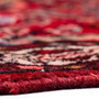 Hamadan Persian Rug 10'7" x 3'7" - Semi Antique Afshan Red, Blue Hand Knotted | side view | SKU 112109