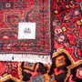 Hosseinabad Persian Rug 12'4" x 3'1" - Semi Antique Medallion Crimson, Ivory Hand Knotted | full view | SKU 112110