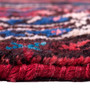 Hamadan Persian Rug 10x3 ft - Semi Antique Afshan Red, Blue Hand Knotted | back view | SKU 112118