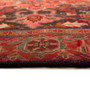 Serapi Persian Rug 9'8" x 6'5" - Antique Medallion (Toranj), Shah Abbasi Madder Red, Burgundy, Crimson Hand Knotted | side view | SKU 110018