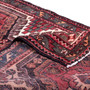 Saveh Persian Rug 9'7" x 3'8" - Semi Antique Medallion Red, Brown Hand Knotted | detail view | SKU 112121