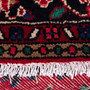Hamadan Persian Rug 10x6 ft - Semi Antique Afshan Red, Blue Hand Knotted | side view | SKU 112127