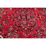 Borchelu Persian Rug 9'10" x 5'7" - Semi Antique Medallion Camel, Blue Hand Knotted | back view | SKU 112131