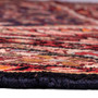 Hamadan Persian Rug 10'2" x 5'3" - Semi Antique Afshan Red, Blue Hand Knotted | side view | SKU 112132