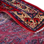 Sarouk Persian Rug 11x3 ft - Semi Antique Afshan (All-Over), Shah Abbasi Red, Ivory, Blue Hand Knotted | detail view | SKU 112138