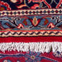 Sarouk Persian Rug 11'7" x 8'2" - Semi Antique Medallion Red, Blue Hand Knotted | pile detail | SKU 112141