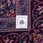 Sarouk Persian Rug 11'7" x 8'2" - Semi Antique Medallion Red, Blue Hand Knotted | full view | SKU 112141