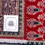 Tabriz Persian Rug 8'10" x 2'11" - Semi Antique Medallion Red, Cream Hand Knotted | full view | SKU 112142