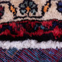 Hamadan Persian Rug 10'7" x 3'3" - Semi Antique Afshan Red, Blue Hand Knotted | pile detail | SKU 112147