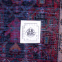 Hamadan Persian Rug 10'7" x 3'3" - Semi Antique Afshan Red, Blue Hand Knotted | full view | SKU 112147