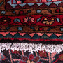 Arak Persian Rug 10'4" x 3'10" - Semi Antique Medallion Crimson, Red Hand Knotted | pile detail | SKU 112149