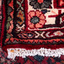 Hosseinabad Persian Rug 10'3" x 3'11" - Semi Antique Medallion Crimson, Ivory Hand Knotted | pile detail | SKU 112150