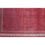 Botemir Persian Rug 10'6" x 6'11" - Semi Antique Medallion Crimson, Red Hand Knotted | back view | SKU 112157