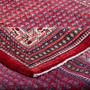 Botemir Persian Rug 10x6 ft - Semi Antique Medallion Crimson, Red Hand Knotted | full view | SKU 112157