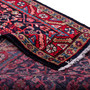 Arak Persian Rug 10x4 ft - Semi Antique Medallion Crimson, Red Hand Knotted | corner detail | SKU 112158