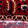 Bakhtiari Persian Rug 10'8" x 6'4" - Semi Antique Medallion Blue, Crimson Hand Knotted | pile detail | SKU 112164