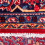 Sarouk Persian Rug 10'5" x 7'3" - Semi Antique Medallion Red, Blue Hand Knotted | pile detail | SKU 112174