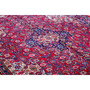 Mahal Persian Rug 10'2" x 6'11" - Semi Antique Medallion Ivory, Pink Hand Knotted | back view | SKU 112175