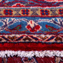 Sarouk Persian Rug 12'8" x 9'8" - Semi Antique Medallion Red, Blue Hand Knotted | pile detail | SKU 112177